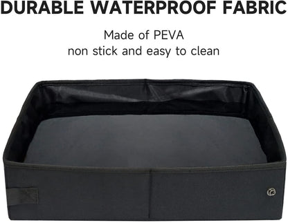 Collapsible Cat Litter Box - Travel Friendly